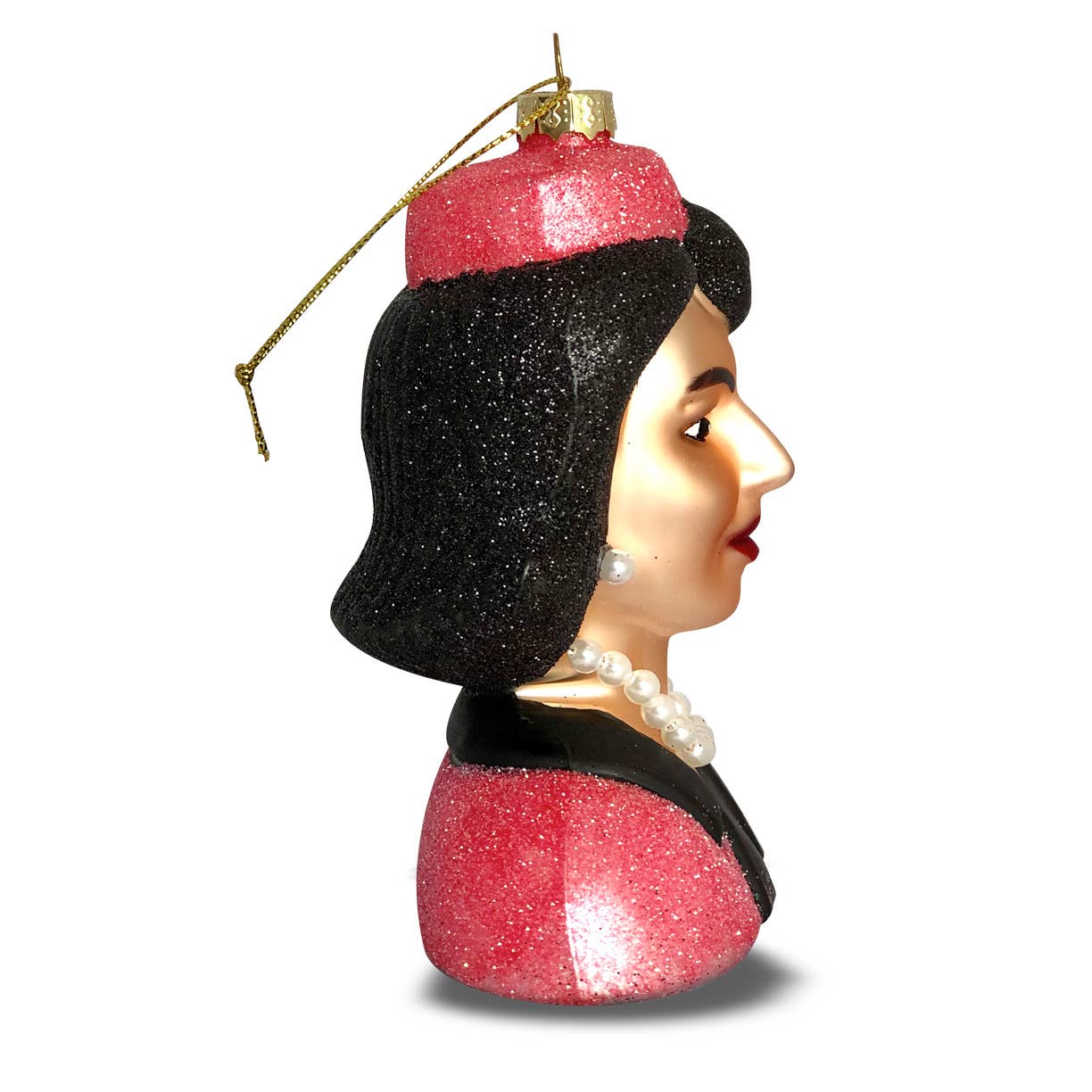 Jackie Kennedy Glass Ornament