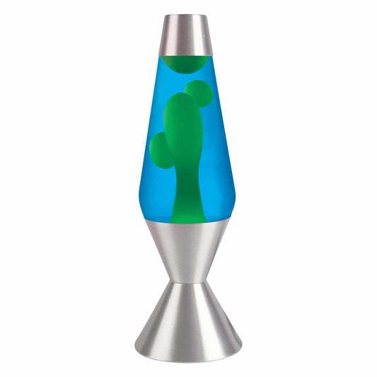 16.3" Yellow & Blue Lava Lamp