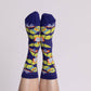 Bookworm Small Crew Socks