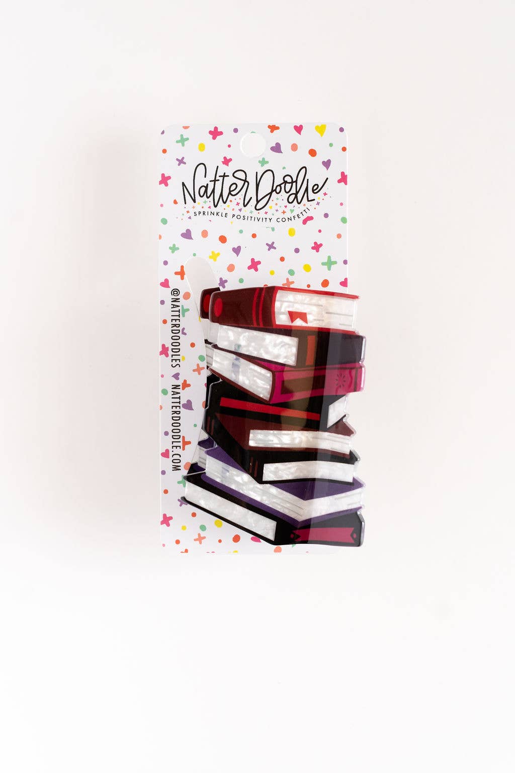 Black Book Stack Hair Claw