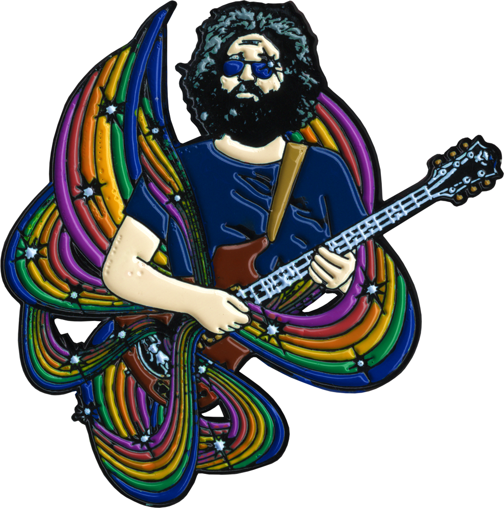 Enamel Pin - Grateful Dead - Garcia, Jerry - Playing Guitar