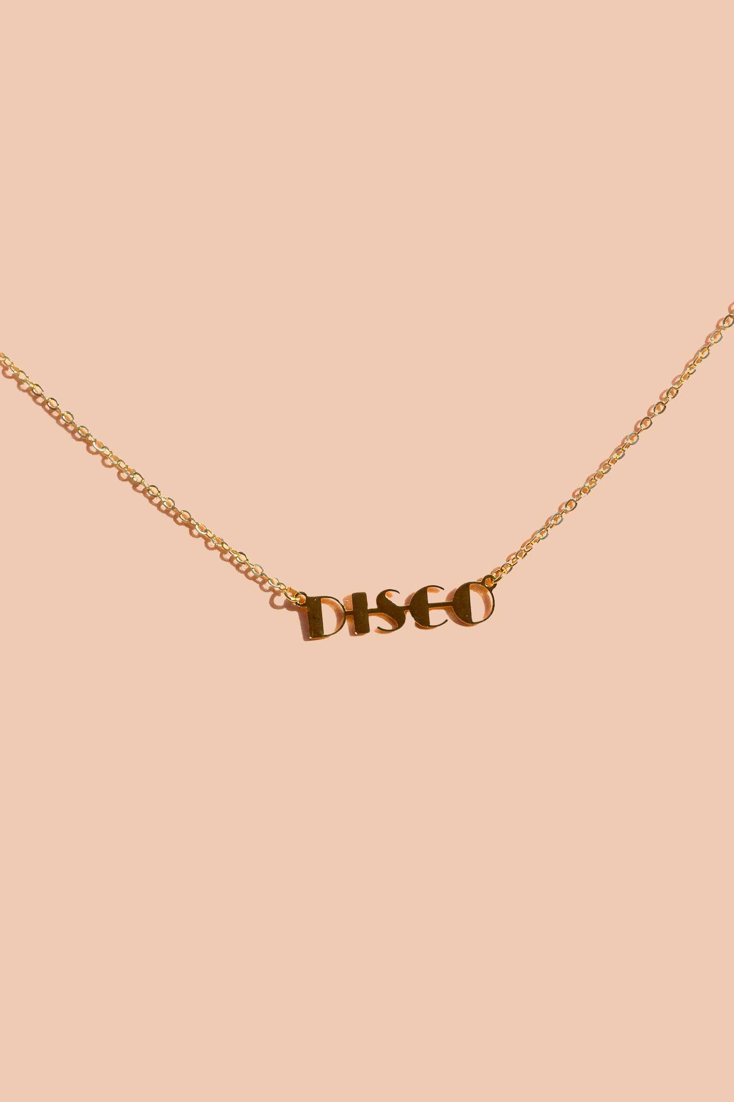 Disco 24k Gold Plated Necklace