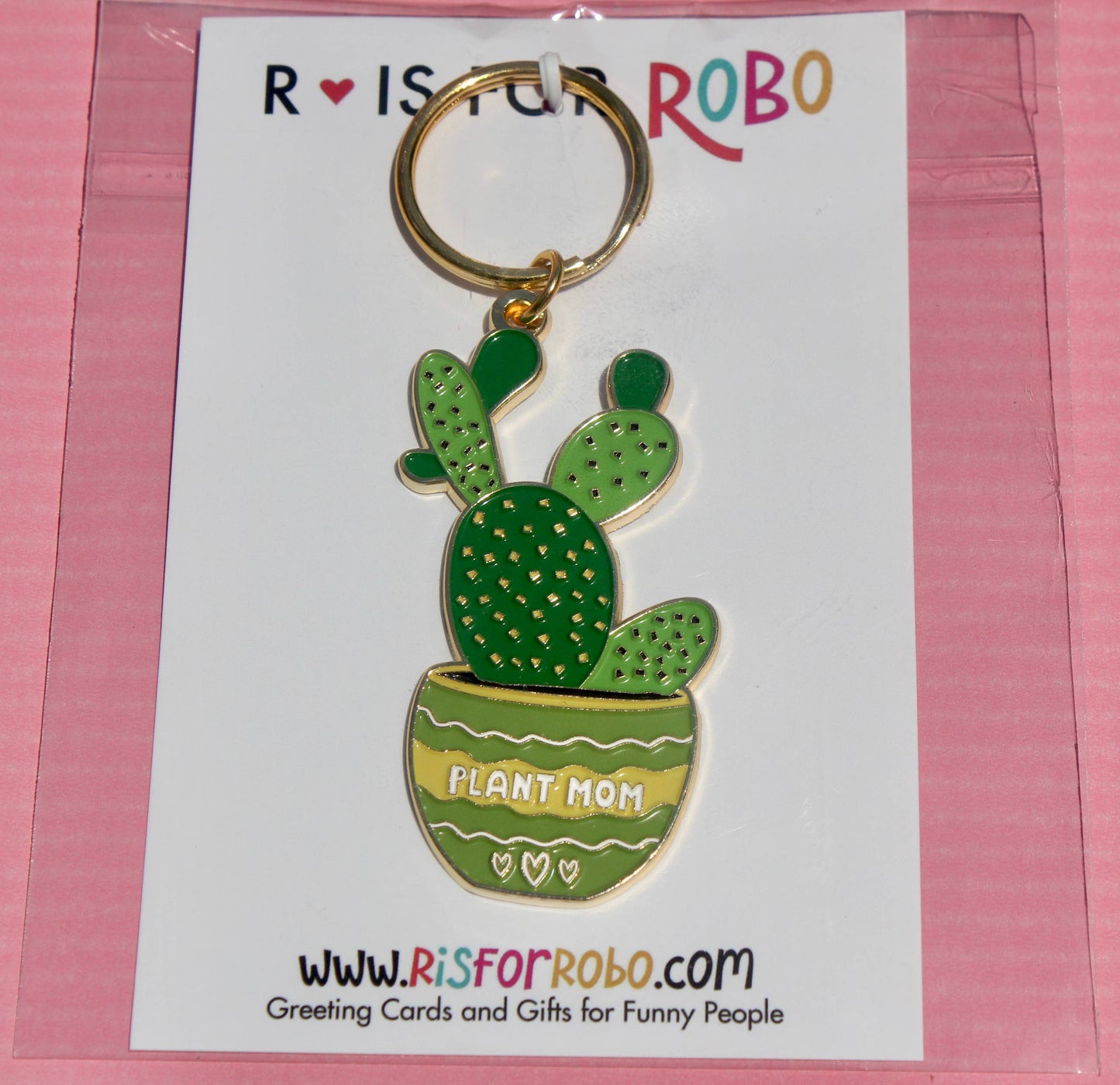 Plant Keychain Cactus Keychains Southwestern Gifts for Women