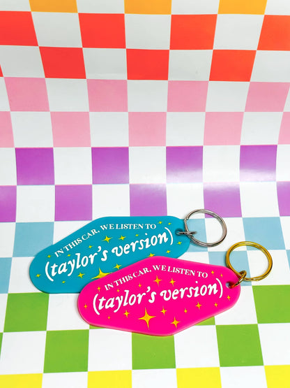 Taylor's Version Keychain