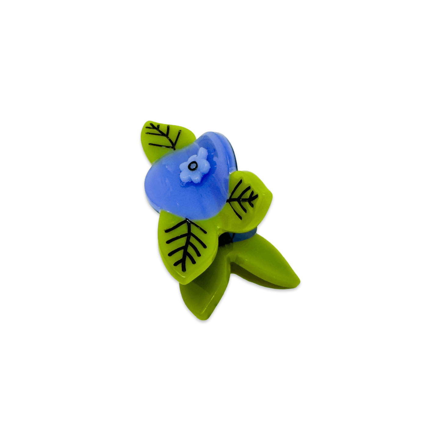 Mini Blueberry Hair Claw Clip