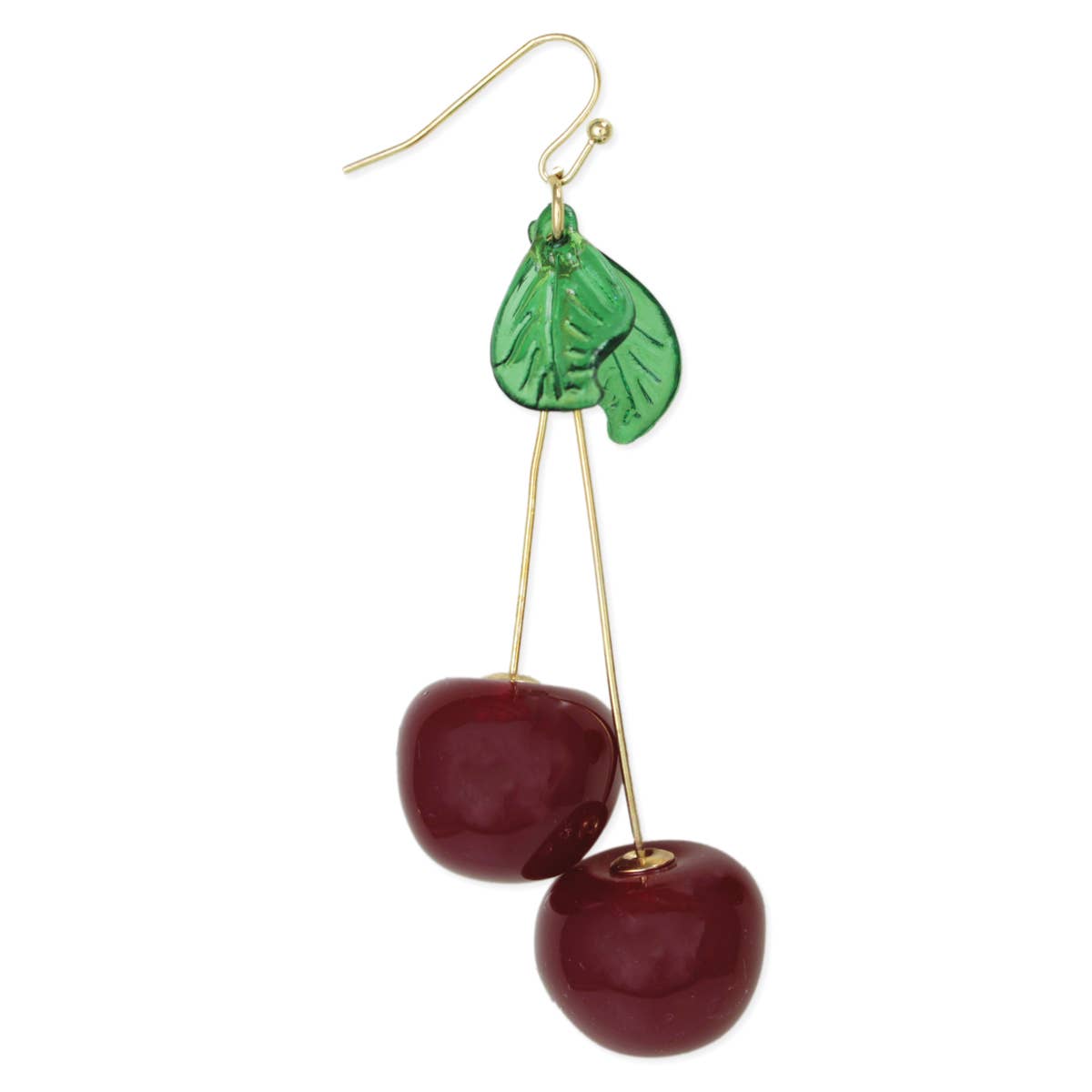 Twin Cherry Realistic Cherries Earrings