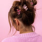 Mini Claw Hair Clips - Pink Confetti