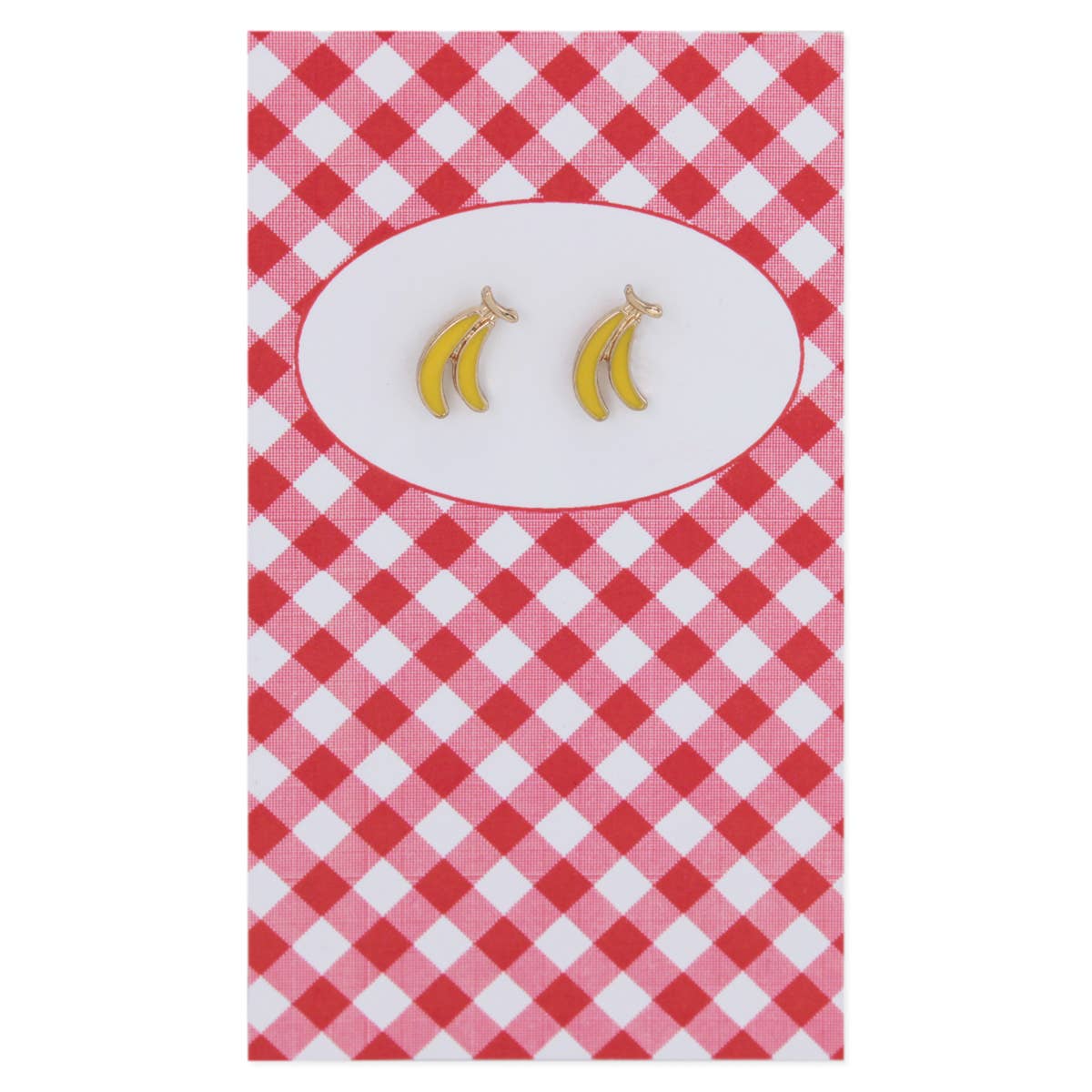Lovely Day for a Picnic Banana Post Earrings