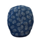 The "Blue Star Paisley" Lightweight Summer Flat Cap by FunkyBrims