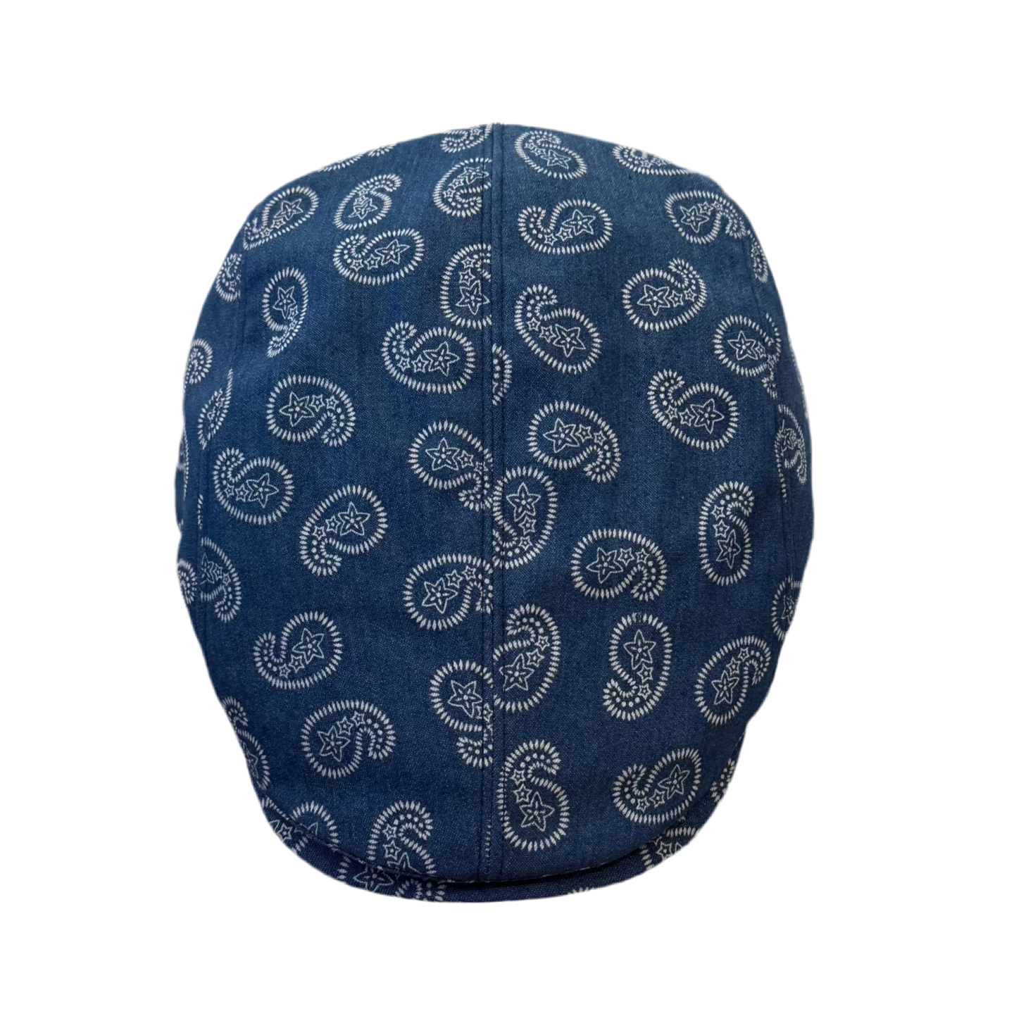 The "Blue Star Paisley" Lightweight Summer Flat Cap by FunkyBrims