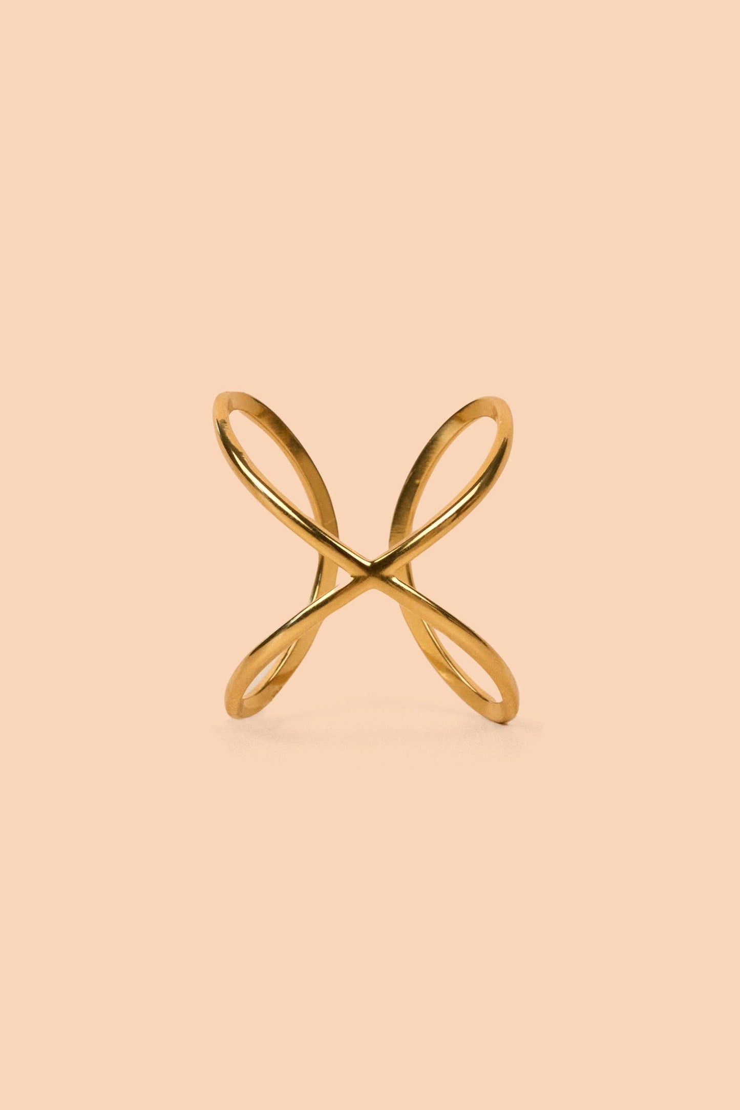XO Ring - 18K Gold Plated