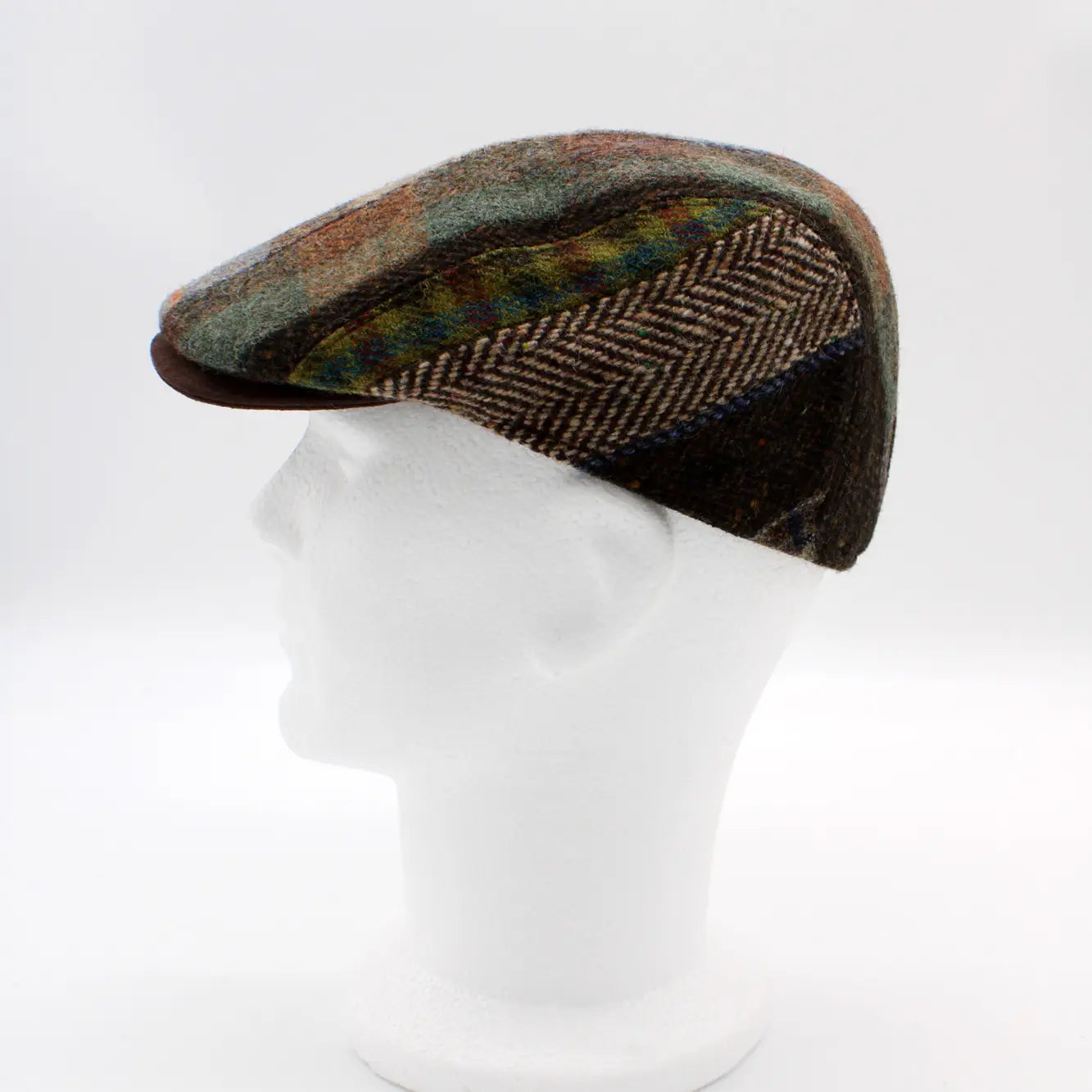 The Funky Patchwork Flat Cap by Hologramme Paris