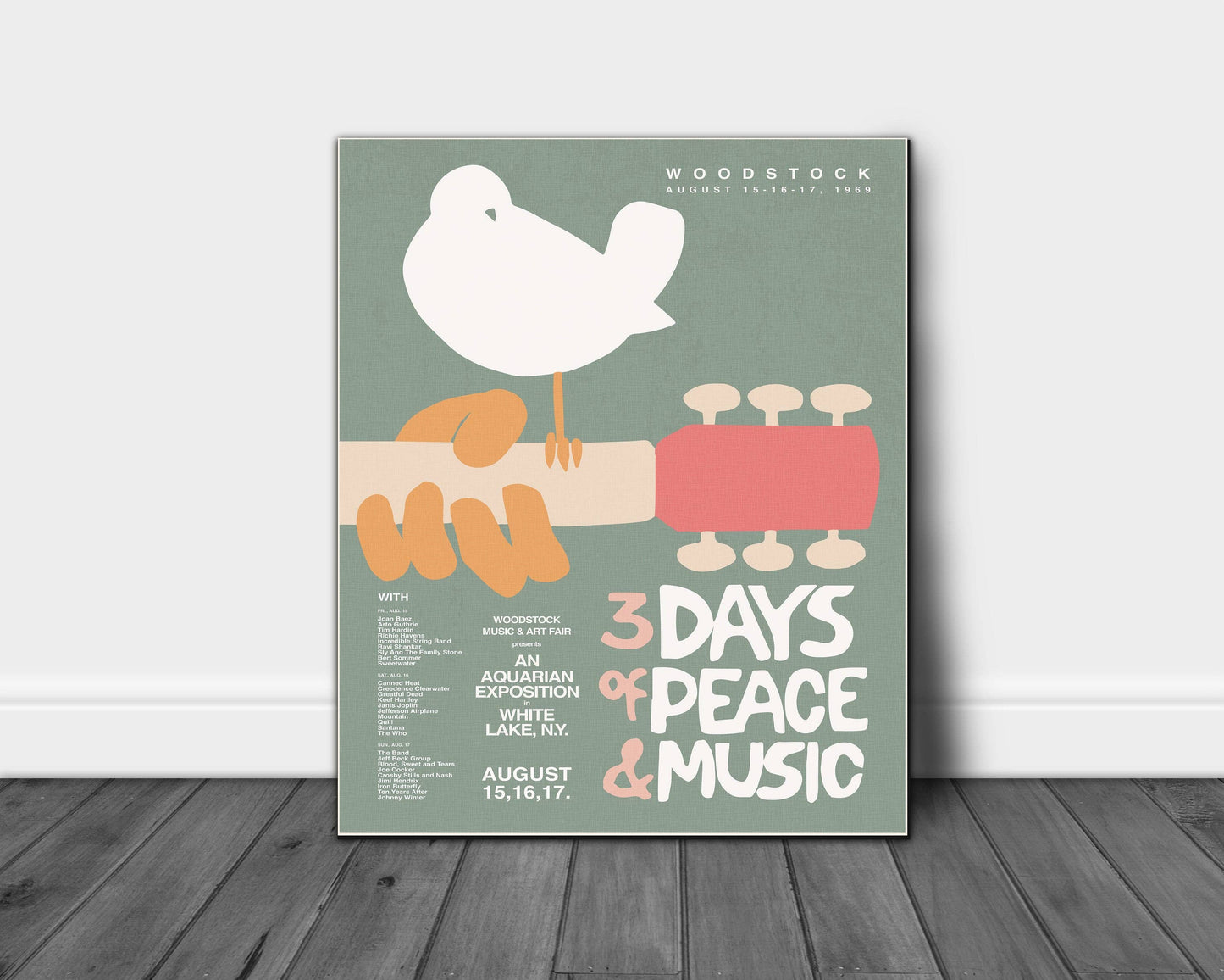 Woodstock Festival Print