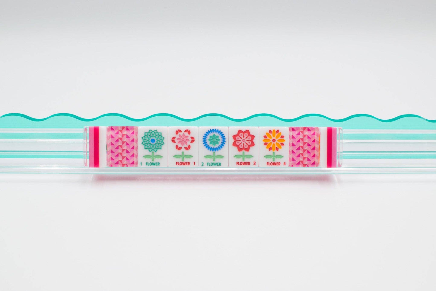 Crystal Prism Pink | Mahjong with Bold Angles and Vibrant Vibes |