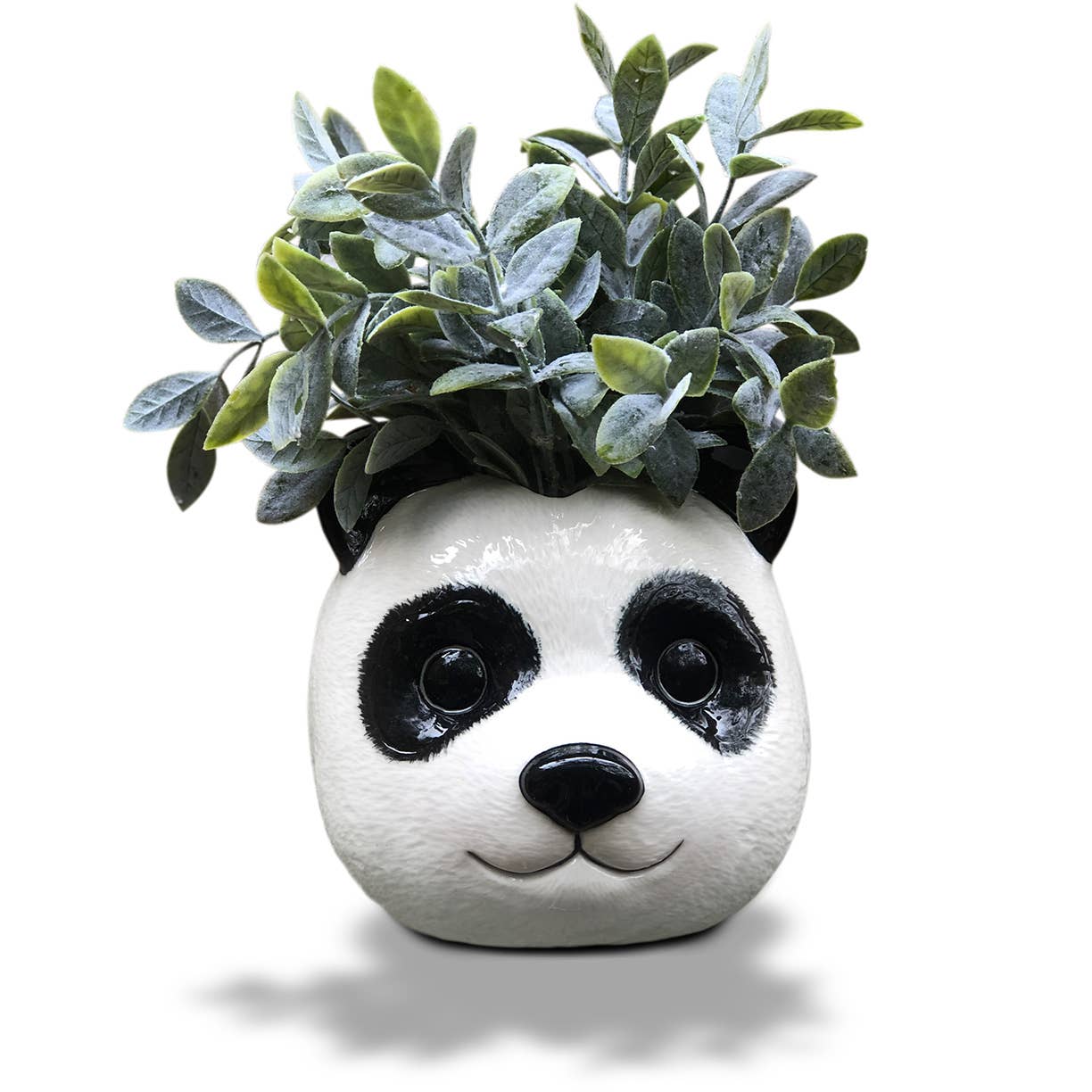 Hand-Painted Panda Vase Wall Hanger