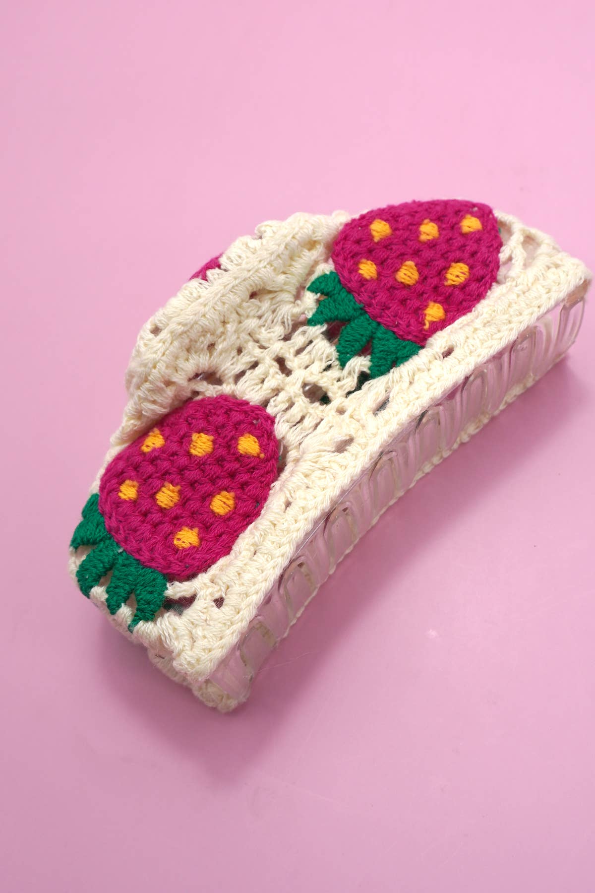 Handmade Crochet Hair Claw Clips