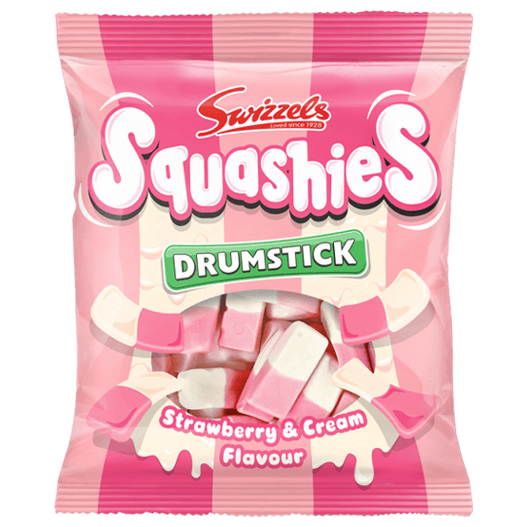 Swizzels Squashies Strawberry & Cream (Imported from UK)