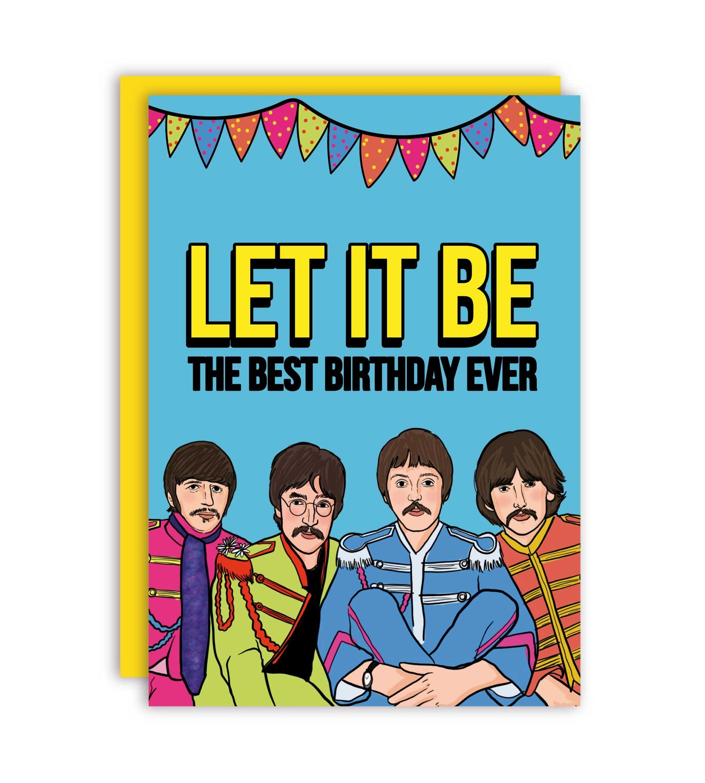 Let It Be The Best Birthday The Beatles Greeting Card