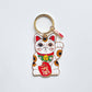 Maneki Neko Enamel Keychain