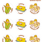 Buttered Popcorn Scratch & Sniff Stickers