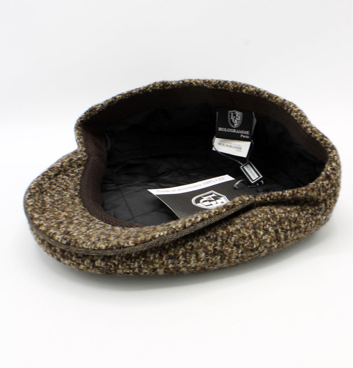 The "Toasted Tweed" - Flat Cap by Hologramme Paris