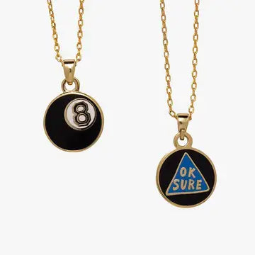 Magic 8-Ball Double Sided Pendant