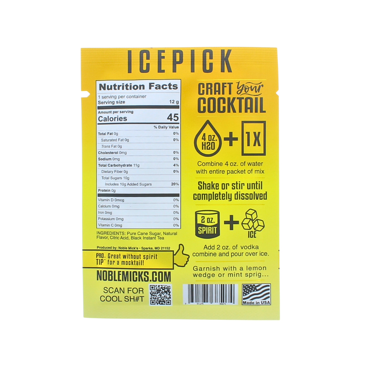 Icepick Single Serve Craft Cocktail