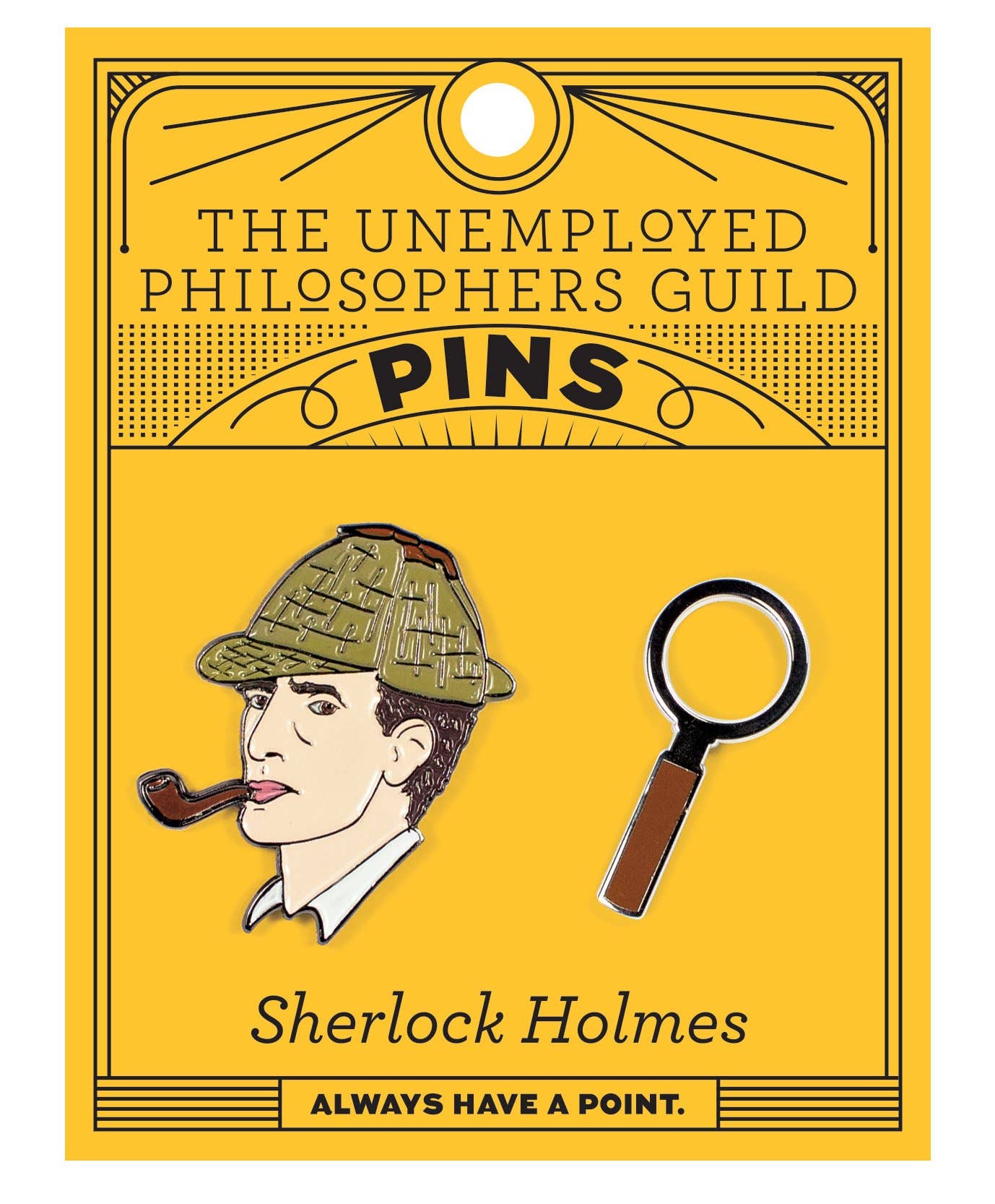 Holmes & Magnifying Glass Pins
