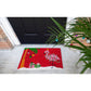 Christmas Flamingo Coir Doormat