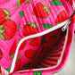 Strawberry Quilted Duffle Bag
