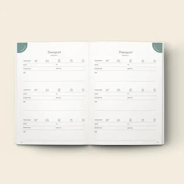 Follow the Sun Guided Travel Journal