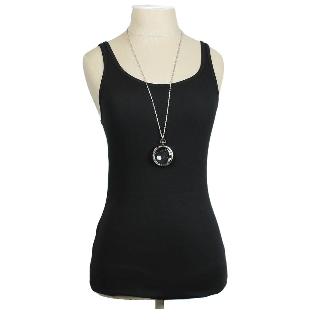 Vintage Magnifying Glass Necklace