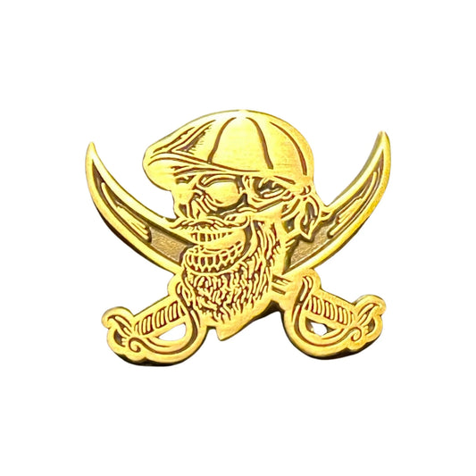 The Gold Captain Cap Pin by Boston Scally Co.