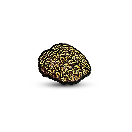 The Brain Cap Pin by Boston Scally Co.