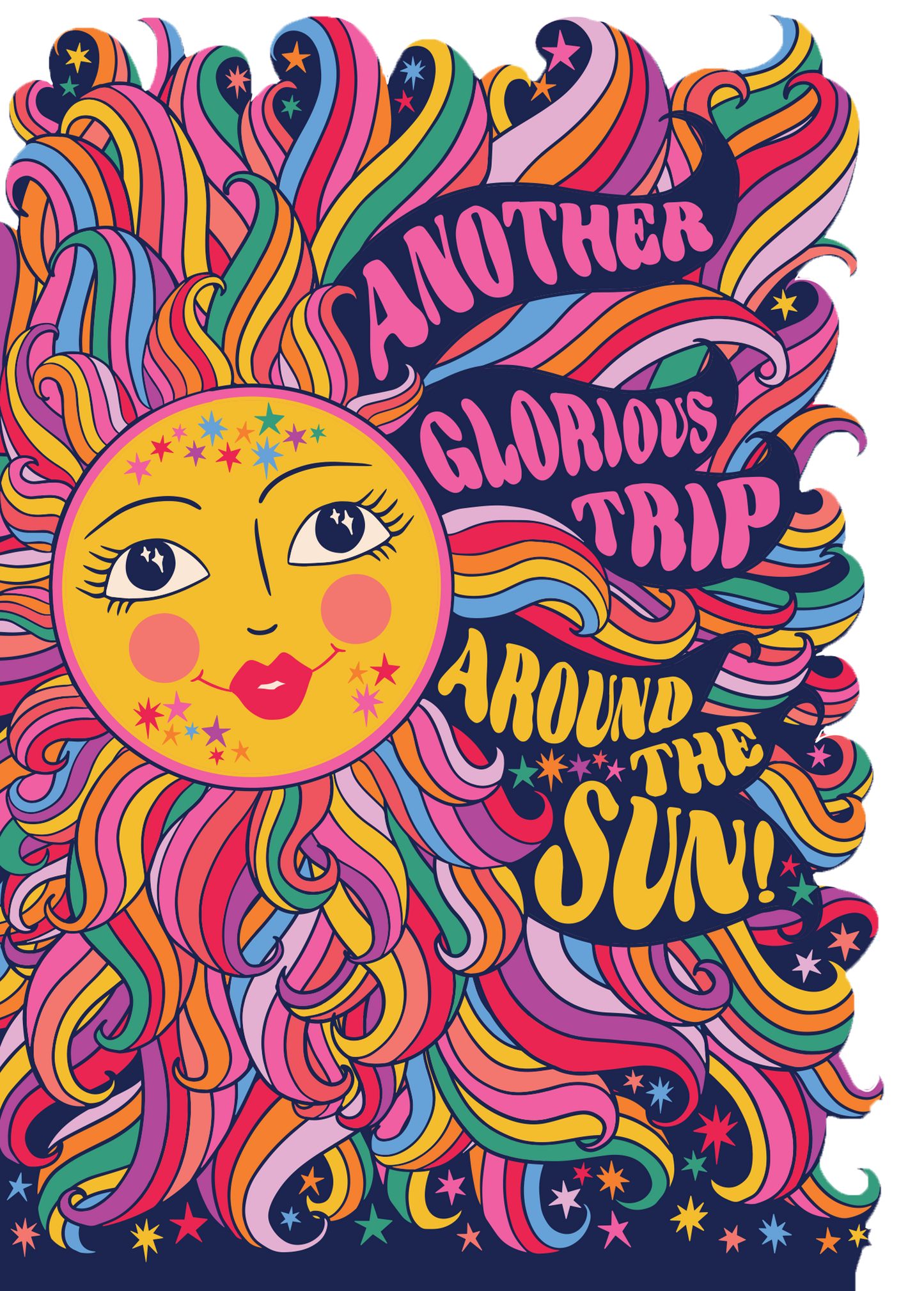 Glorious Sun Birthday Card