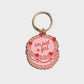 Just A Girl Vintage Cake Enamel Keychain Bag Charm