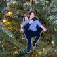 Hold on Tight, Spider Monkey Twilight Ornament