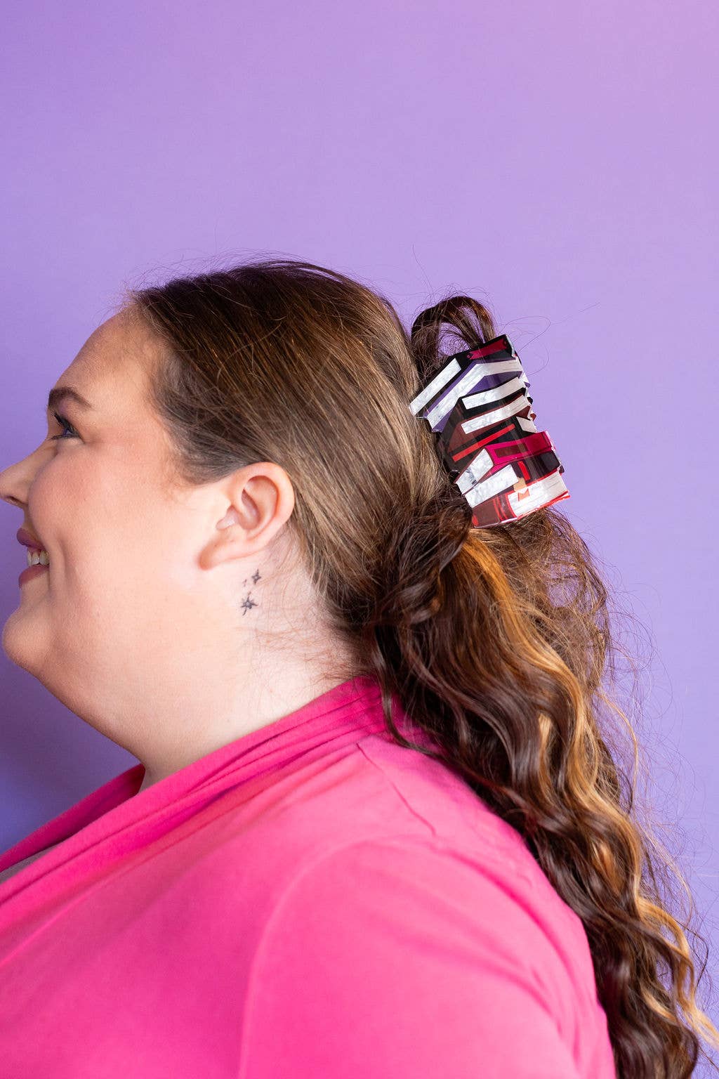 Black Book Stack Hair Claw