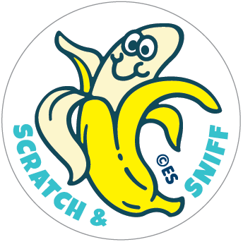 Banana & Lunch Box Scratch & Sniff Stickers