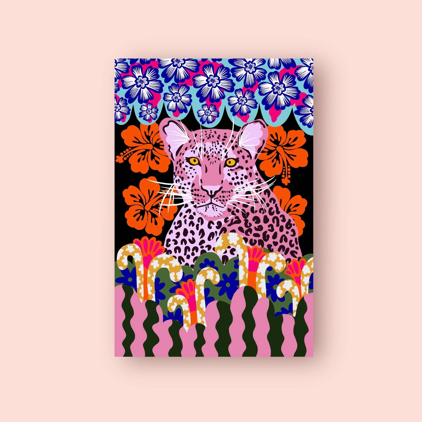 Jazzy Jungle Art Print