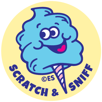 Cotton Candy Scratch & Sniff Stickers