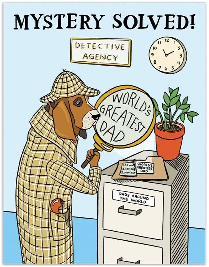 Mystery Solved Father's Day Card
