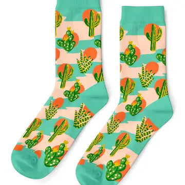 Yellow Owl Fun Socks