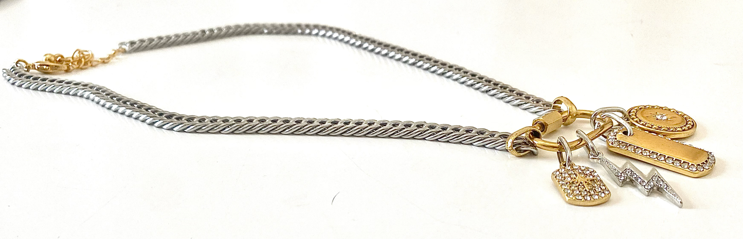 Carabiner Charm Amulet Necklace