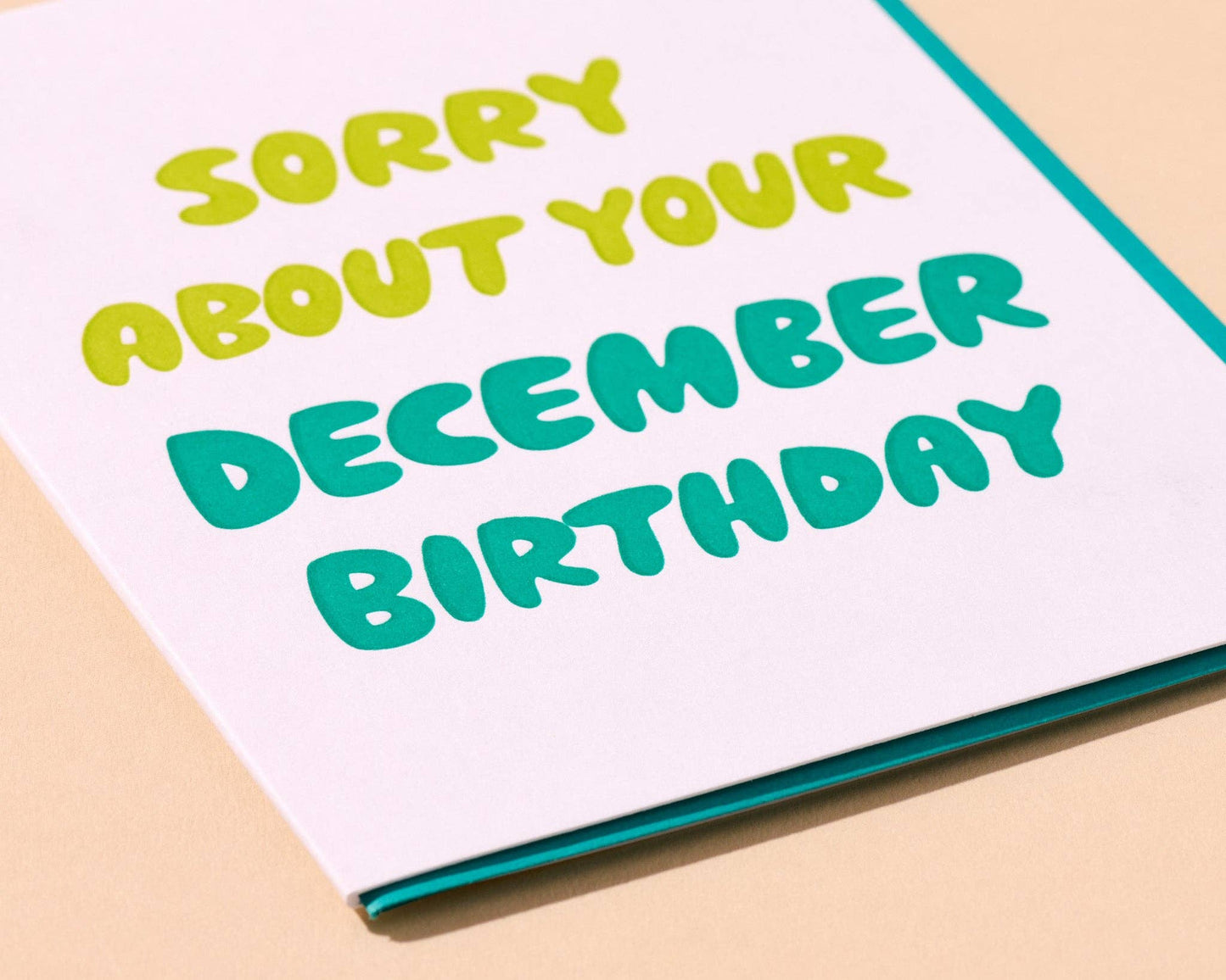December Birthday Greeting Card