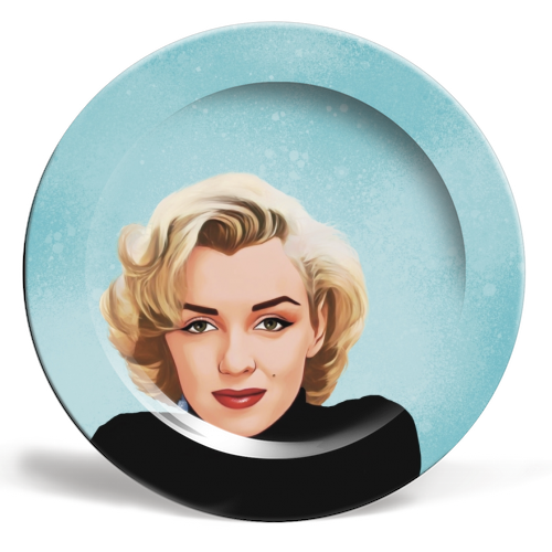 Blue Marilyn 10" Plate