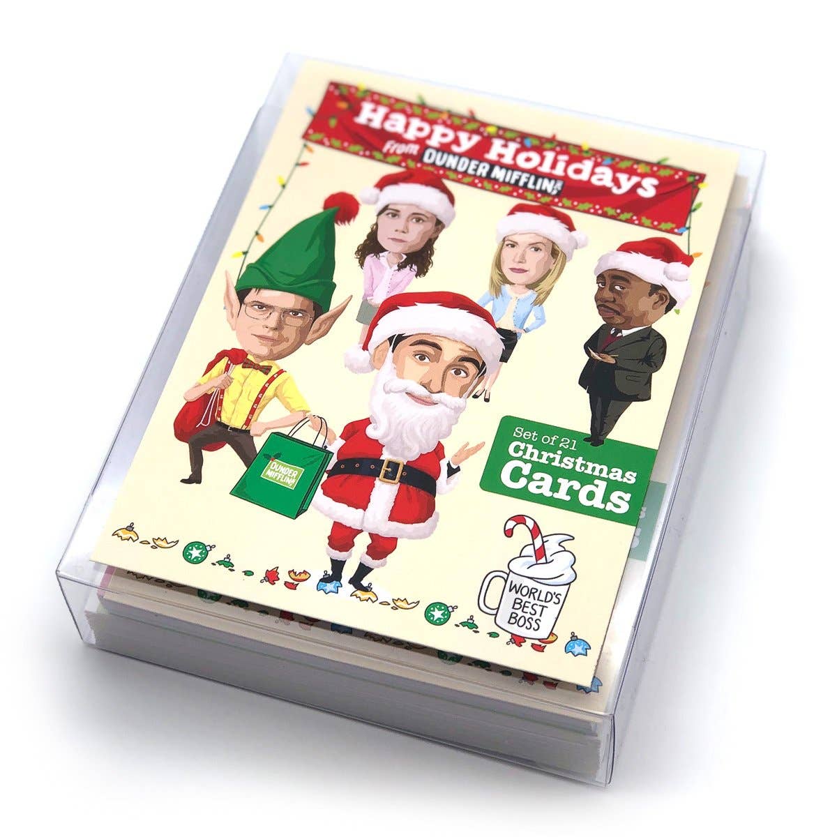 The Office Holiday and Christmas Greeting Cards (Set of 21)