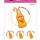 Orange Soda Scratch & Sniff Stickers