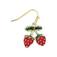 Juicy Bunch Gold Strawberry Earrings