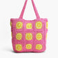Lime Crochet Beach Tote